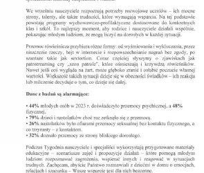 Tydzień Przeciwdziałania Przemocy Rówieśniczej