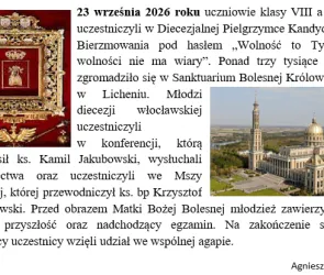 Diecezjalna Pielgrzymka Kandydatów do Bierzmowania