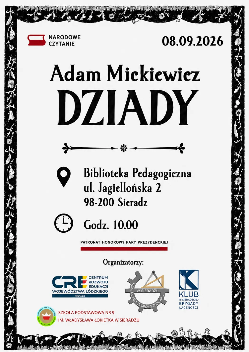 Narodowe czytanie w bibliotece