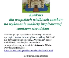 Konkurs dla wszystkich wielbicieli zamków