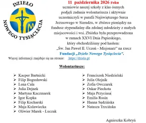 XXVI Dzień Papieski z naszymi uczniami
